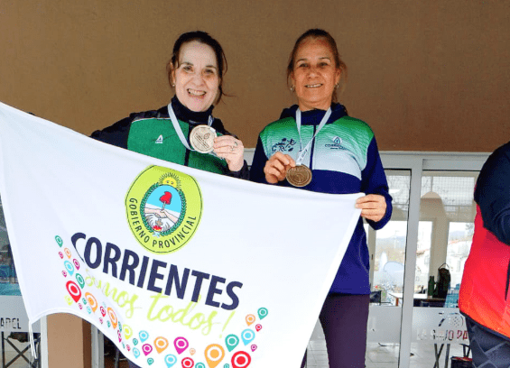 Oro para Corrientes en padel femenino en los Juegos Nacionales de Adultos Mayores
