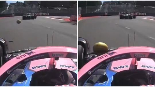 Franco Colapinto protagonizó una anécdota insólita en Bakú: una fruta golpeó su Alpine…