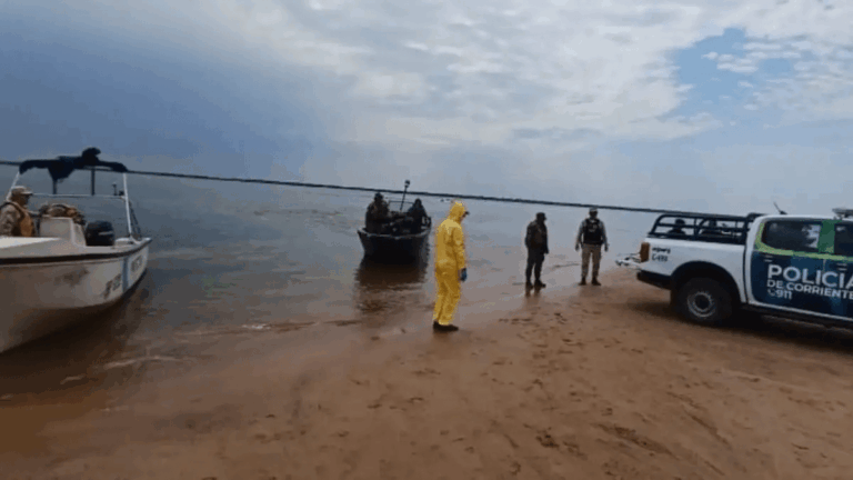 Hallaron el cuerpo del operario que cayó al Paraná desde un remolcador