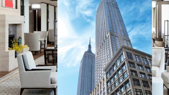 The Langham: el lujoso hotel donde se aloja la comitiva presidencial de Javier Milei en Nueva York