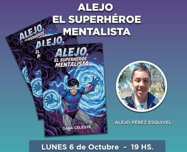En el Día de la Parálisis Cerebral, se presenta El Superhéroe Mentalista, el inspirador libro de Alejo Pérez Esquivel