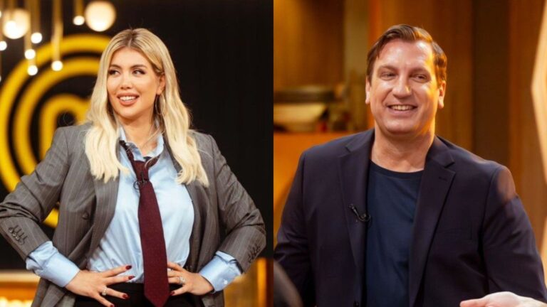 Así fue el primer cruce de chicanas entre Maxi López y Wanda Nara en MasterChef Celebrity: «Congelado…»