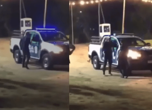 Redujeron a un hombre por atentar contra la fuerza policial