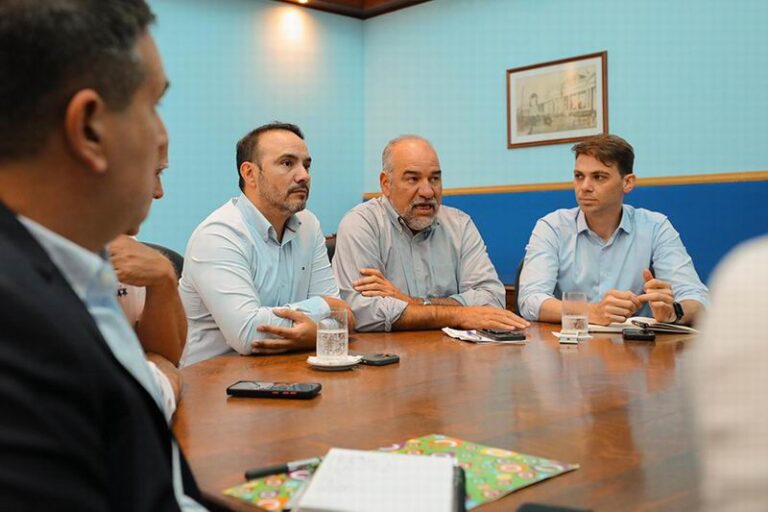 Juan Pablo recibió a Polich, con el temporal en el tapete