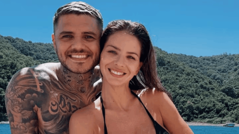 Mauro Icardi festejó el primer año junto a la China Suárez.