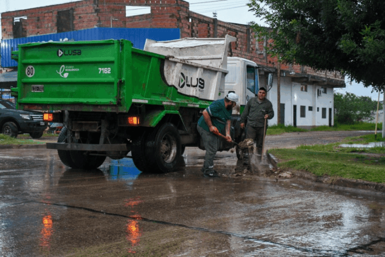 En Corrientes se registraron 78 milímetros de lluvia hasta el mediodía.