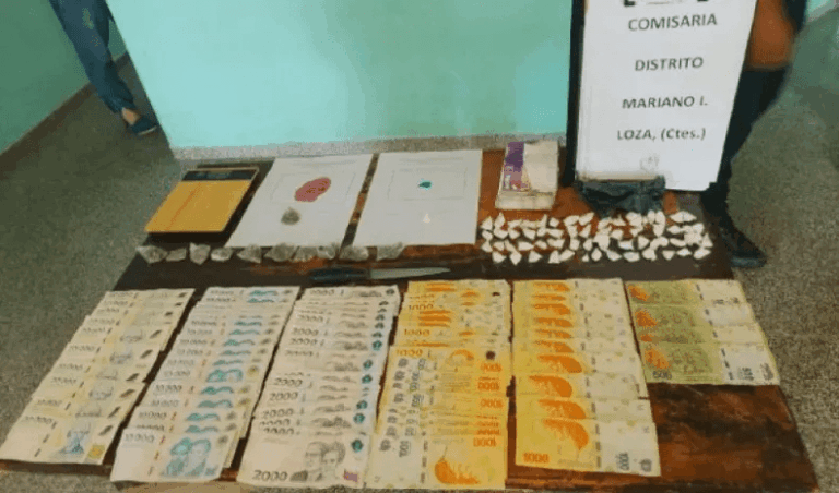 Detuvieron a un joven con cocaína y marihuana.