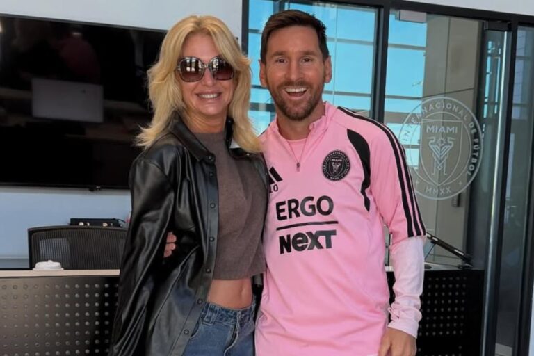 Combo explosivo: Yanina Latorre y Lionel Messi compartieron una charla y un entrenamiento en Miami