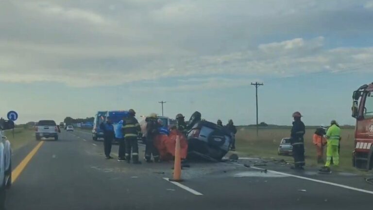 Tragedia en la Ruta 2: murió un joven de 20 años por un choque frontal en el inicio del fin de semana largo por Carnaval
