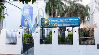 Juan Manuel Bobadilla, presidente del Colegio de Abogados de Corrientes, durante una entrevista.