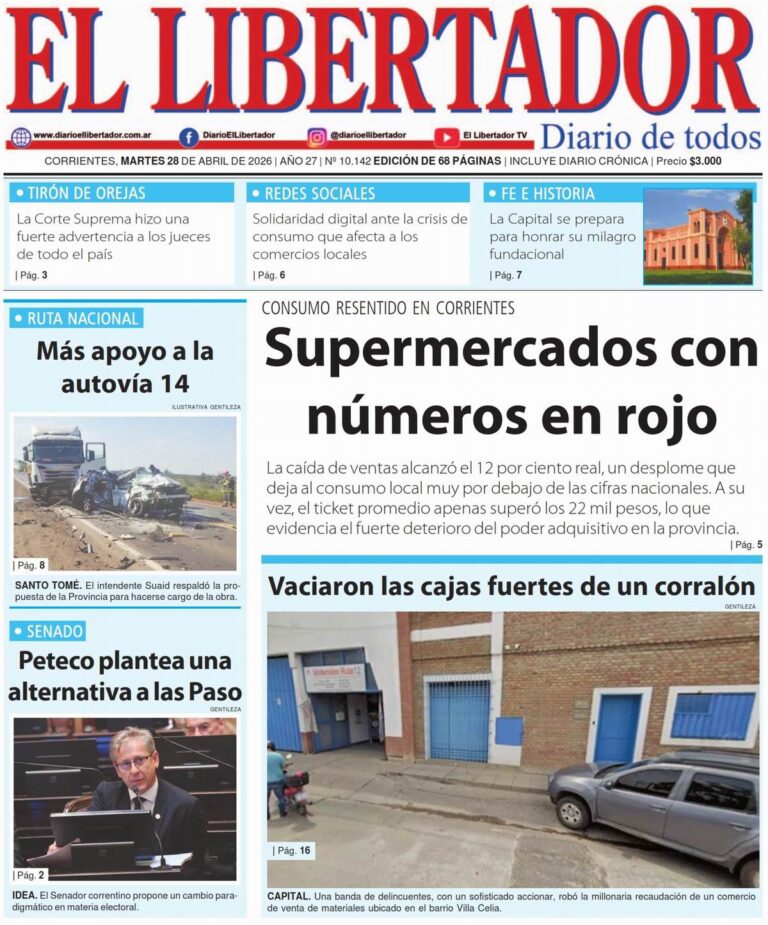 Portada digital del 28 de abril de 2026