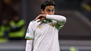 Paulo Dybala, delantero de la Selección Argentina, en acción.