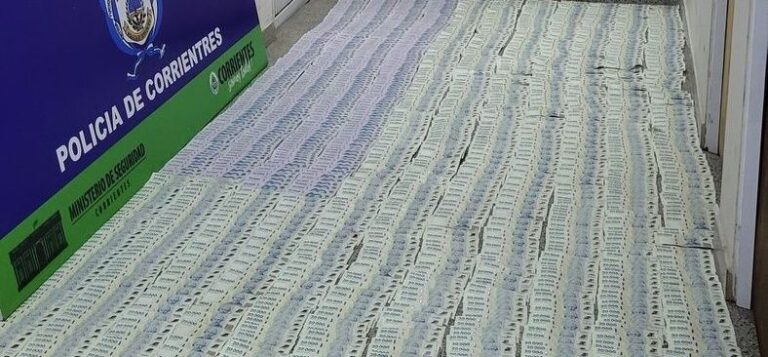 Operativo policial en Curuzú Cuatiá con dinero secuestrado