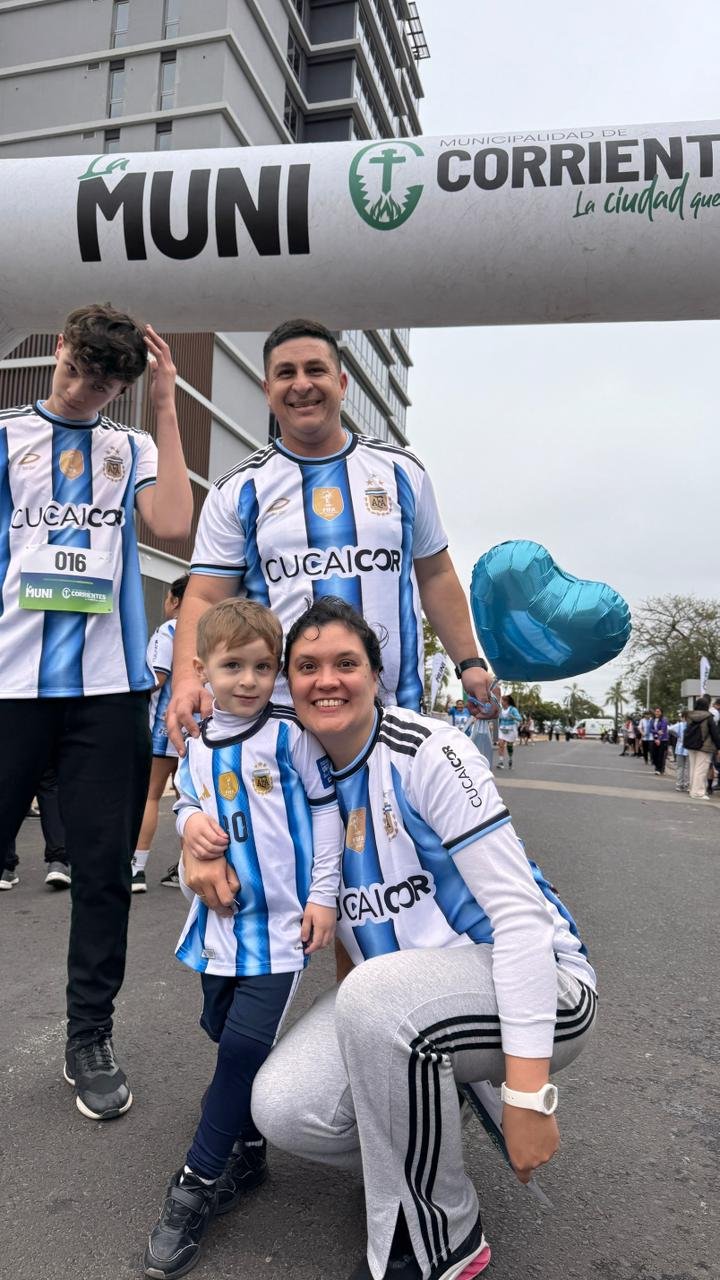 Participantes de la Maratón por la Donación de Órganos en Corrientes