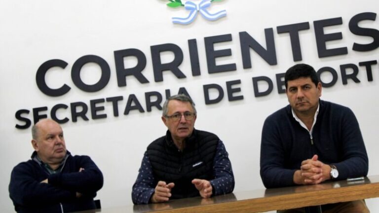 Conferencia de prensa de presentación del Torneo Argentino de Federaciones en la Secretaría de Deportes de Corrientes