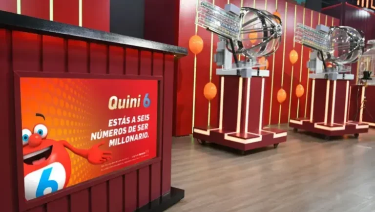 Boleto del Quini 6 con números ganadores