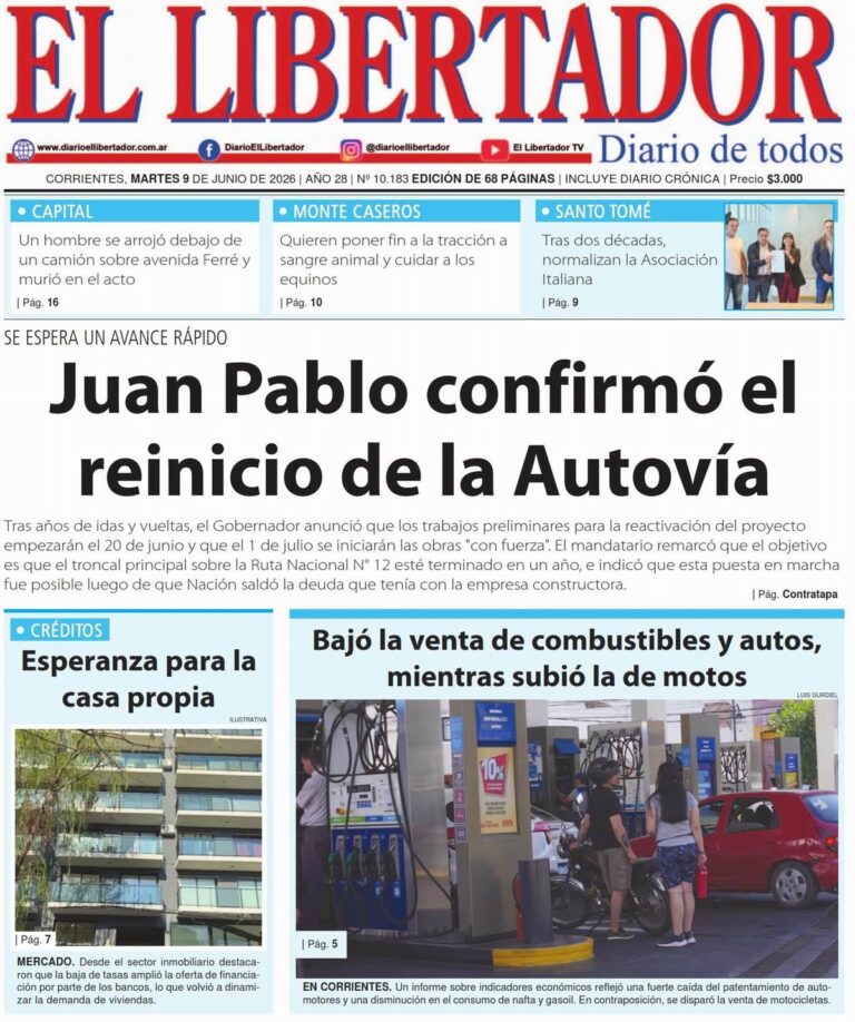 Conferencia de prensa del ministro de Economía anunciando medidas económicas