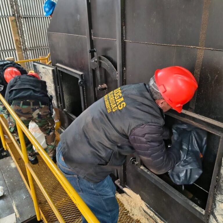 Incineración de droga en Gobernador Virasoro, Corrientes