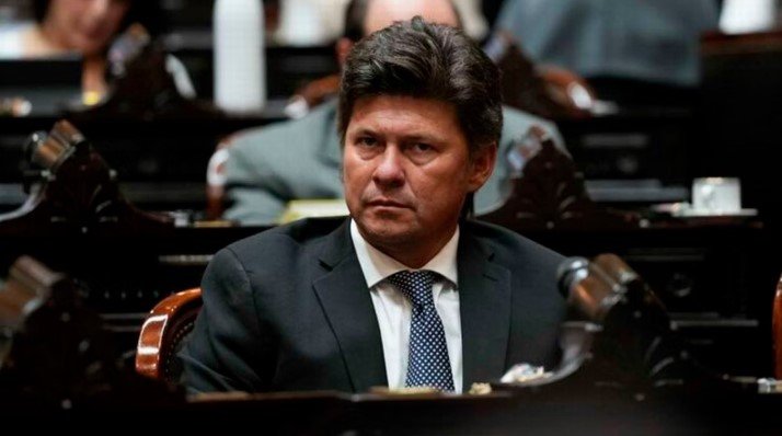 Diputado Lisandro Almirón en la comisión laboral de la Cámara de Diputados
