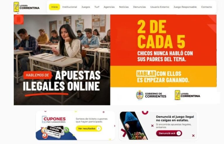 Imagen ilustrativa de prevención de apuestas digitales en adolescentes en Corrientes