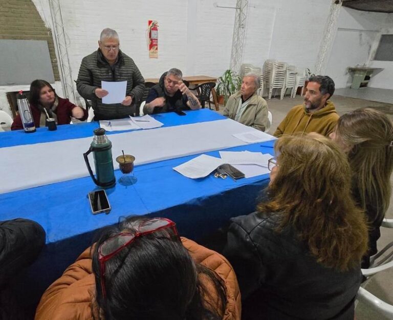 Reunión del Consejo Municipal del PJ de Goya con Marcos Bassi