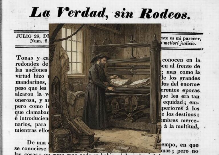Retrato de Ramón Félix Beaudot, fundador del primer periódico correntino